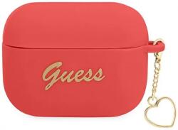 Guess Ghici GUAPLSCHSR AirPods 3 acoperă roșu Silicon Charm Heart Colectia (GUAPLSCHSR)