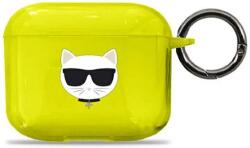 Karl Lagerfeld KLA3UCHFY husă pentru AirPods 3, Choupette galbenă (KLA3UCHFY)