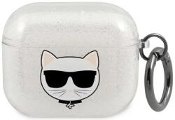 Karl Lagerfeld KLA3UCHGS AirPods 3 capac argintiu Glitter Choupette (KLA3UCHGS)