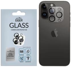 Eiger Eiger 3D GLASS aparat de fotografiat Lens Protector pentru Apple iPhone 12 Pro Max în clar/negru (EGSP00686)