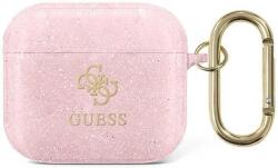 Guess Husă Guess GUA3UCG4GP pentru AirPods 3, roz, Glitter Collection (GUA3UCG4GP)