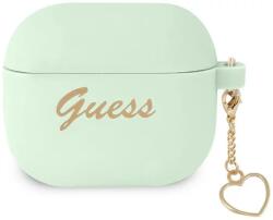 Guess Ghici GUA3LSCHSN AirPods 3 acoperă verde Silicon Charm Heart Collection (GUA3LSCHSN)