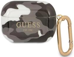 Guess GUAPUCAMG husă pentru AirPods Pro, negru, Camo Collection (GUAPUCAMG)