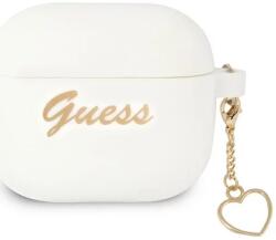 Guess Ghici GUA3LSCHSH AirPods 3 acoperă alb Silicon Charm Colectia (GUA3LSCHSH)