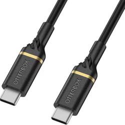 OtterBox 2m USB-C la USB-C Cablu de încărcare rapidă, negru (78-52670)