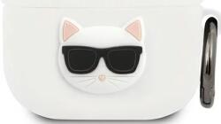 Karl Lagerfeld KLACA3SILCHWH AirPods 3 acoperă alb silicon Choupette (KLACA3SILCHWH)