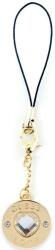 Guess GUCPMHGLD breloc telefon Heart Diamond cu pietre strălucitoare (GUCPMHGLD)