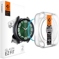 Spigen GLAS. TR „EZ-FIT 2-PACHET sticlă securizată protectoare Galaxy Watch 6 Classic (47 mm) transparentă (AGL07066)