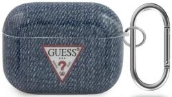 Guess Ghici AirPods Pro Cover Albastru inchis Jeans Colectia (GUACAPTPUJULDB)