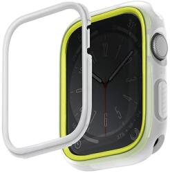 UNIQ case Moduo Apple Watch Series 4/5/6/7/8/SE/SE2 44/45mm lime-white (UNIQ-45MM-MDFLIMWHT)