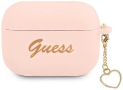 Guess Ghici GUAPLSCHSP AirPods Pro acoperă roz Silicon Charm Collection (GUAPLSCHSP)