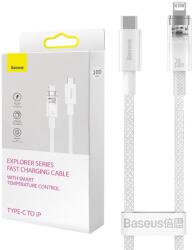 Baseus Fast Charging cable Baseus USB-C to Lightning Explorer Series 1m, 20W, white (6932172629069)