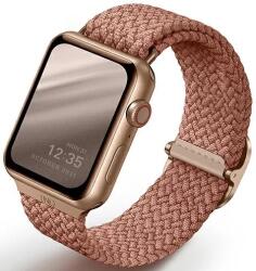 UNIQ Curea UNIQ Aspen Apple Watch 44/42/45mm Grapefruit împletit roz (UNIQ-44MM-ASPPNK)
