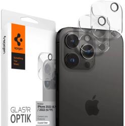 Spigen Cover For Spigen Optik. Tr Camera Protector 2-pack Iphone 14 Pro / 14 Pro Max Crystal Clear (agl05228)