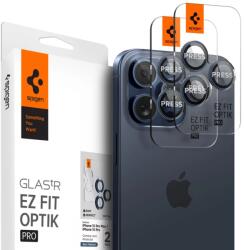 Spigen Camera Cover Spigen Optik. Tr Ez Fit Camera Protector 2-pack Iphone 14 Pro / Pro Max / 15 Pro / Pro Max Blue Titanium (agl07164)