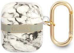 Guess GUA2HCHMAG husă pentru AirPods, gri Marble Strap Collection (GUA2HCHMAG)