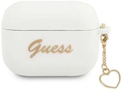 Guess Ghici GUAPLSCHSH AirPods Pro acoperă alb Silicon Charm Colectia (GUAPLSCHSH)