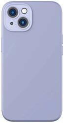 Baseus Liquid Silica Gel Case for iPhone 14 (lavender)+ tempered glass + cleaning kit (6932172622565)