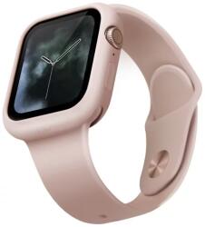 UNIQ Lino Apple Watch Seria 4/5/6/SE 44mm. fard de obraz roz (UNIQ-44MM-LINOPNK)
