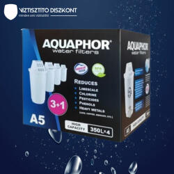 Aquaphor 4db Aquaphor A5 kancsó szűrőbetét csomag (B100-5)