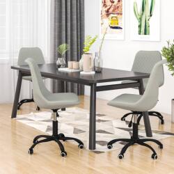 vidaXL 4 buc gri deschis 3085436