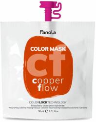 Fanola Masca Coloranta Hranitoare cu Pigment Aramiu Intens - Color Mask Copper Flow 30ml - Fanola