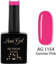 Ami Gel Oja Semipermanenta - Multi Gel Color - The One Summer Pink AG1154 14ml - Ami Gel