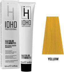 IOHO Professional Vopsea de Par Permanenta Fara Amoniac Tip Corector Galben - Color 11 Minutes Corrector Yellow - IOHO Professional