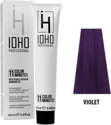 IOHO Professional Vopsea de Par Permanenta Fara Amoniac Tip Corector Violet - Color 11 Minutes Corrector Violet - IOHO Professional