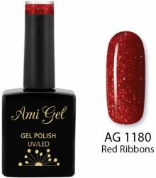 Ami Gel Oja Semipermanenta - Multi Gel Color - The One Red Ribbons AG1180 14ml - Ami Gel
