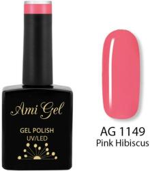Ami Gel Oja Semipermanenta - Multi Gel Color - The One Pink Hibiscus AG1149 14ml - Ami Gel