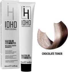 IOHO Professional Vopsea de Par Permanenta Fara Amoniac Tip Toner Ciocolatiu - Color 11 Minutes Chocolate Toner - IOHO Professional