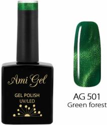 Ami Gel Oja Semipermanenta Magnetica - Hypnotic Gel Polish Green Forest 10ml - AMI GEL
