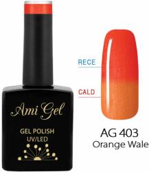 Ami Gel Oja Semipermanenta Termica - My Mood Gel Polish Orange Wall 10ml - AMI GEL