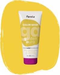 Fanola Masca Coloranta Hranitoare cu Pigment Auriu Intens - Color Mask Golden Aura 200ml - Fanola