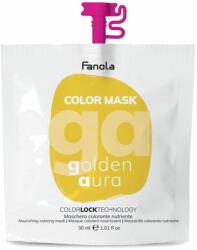 Fanola Masca Coloranta Hranitoare cu Pigment Auriu Intens - Color Mask Golden Aura 30ml - Fanola