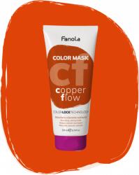 Fanola Masca Coloranta Hranitoare cu Pigment Aramiu Intens - Color Mask Copper Flow 200ml - Fanola
