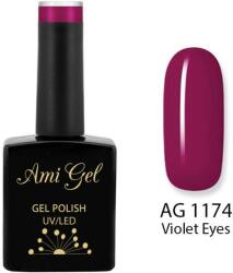 Ami Gel Oja Semipermanenta - Multi Gel Color - The One Violet Eyes AG1174 14ml - Ami Gel