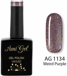 Ami Gel Oja Semipermanenta - Multi Gel Color - The One Weird Purple AG1134 14ml - Ami Gel