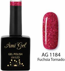 Ami Gel Oja Semipermanenta - Multi Gel Color - The One Fuchsia Tornado AG1184 14ml - Ami Gel