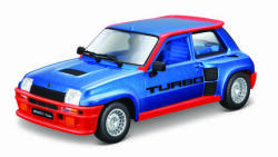 Bburago 1: 24 Plus Renault 5 Turbo albastru (BB21088BLU)