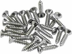 Fender 0994923000 pickguard screws 24pcs, chrome