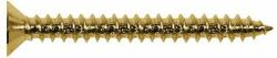Boston TS-05-G screw, 3, 5x25mm, 12pcs, flat countersunk, tapping, gold