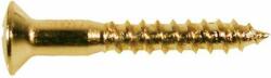 Boston WS-04-G screw, 3, 5x25mm, 12pcs, oval countersunk, gold
