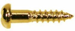 Boston WS-02-G screw, 2, 1x10mm, 12pcs, dome head, gold