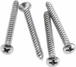 Fender 0994948000 neck mounting screws, chrome, 4 pcs