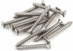 Fender 0021422049 bridge mounting screws, 5 x 1, chrome, 12 pcs