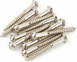 Fender 0016170049 bridge mounting screws, vintage Strat, 6 x 1-1/4, nickel, 12 pcs