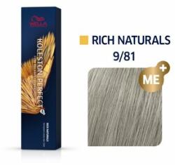 Wella Koleston Perfect Me+ Rich Naturals vopsea profesională permanentă pentru păr 9/81 60 ml - brasty
