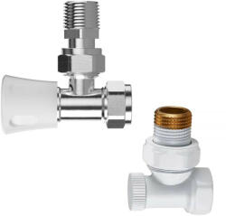  Radiátor sarokszelep készlet - 1/2" (MRVA00012-W / LB-00074-W)